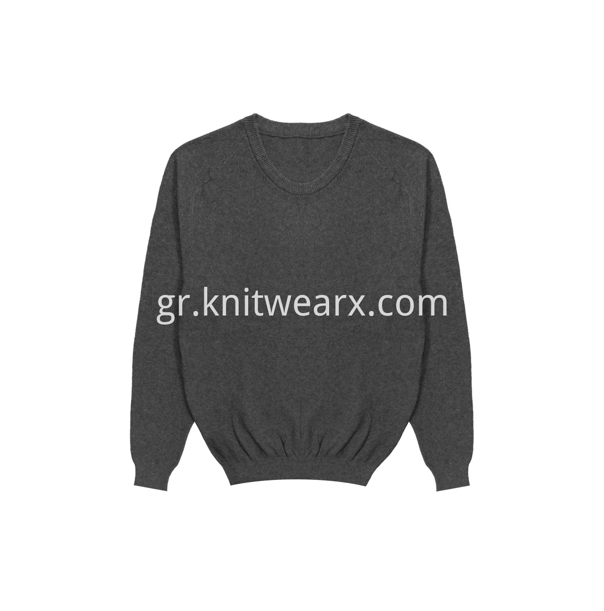 Men's Knitted 100% Cotton Crewneck Pullover